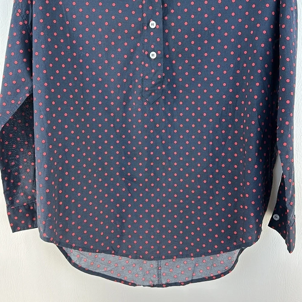 A Shirt Thing Polka Dot Long Sleeve Top - Picture 3 of 9